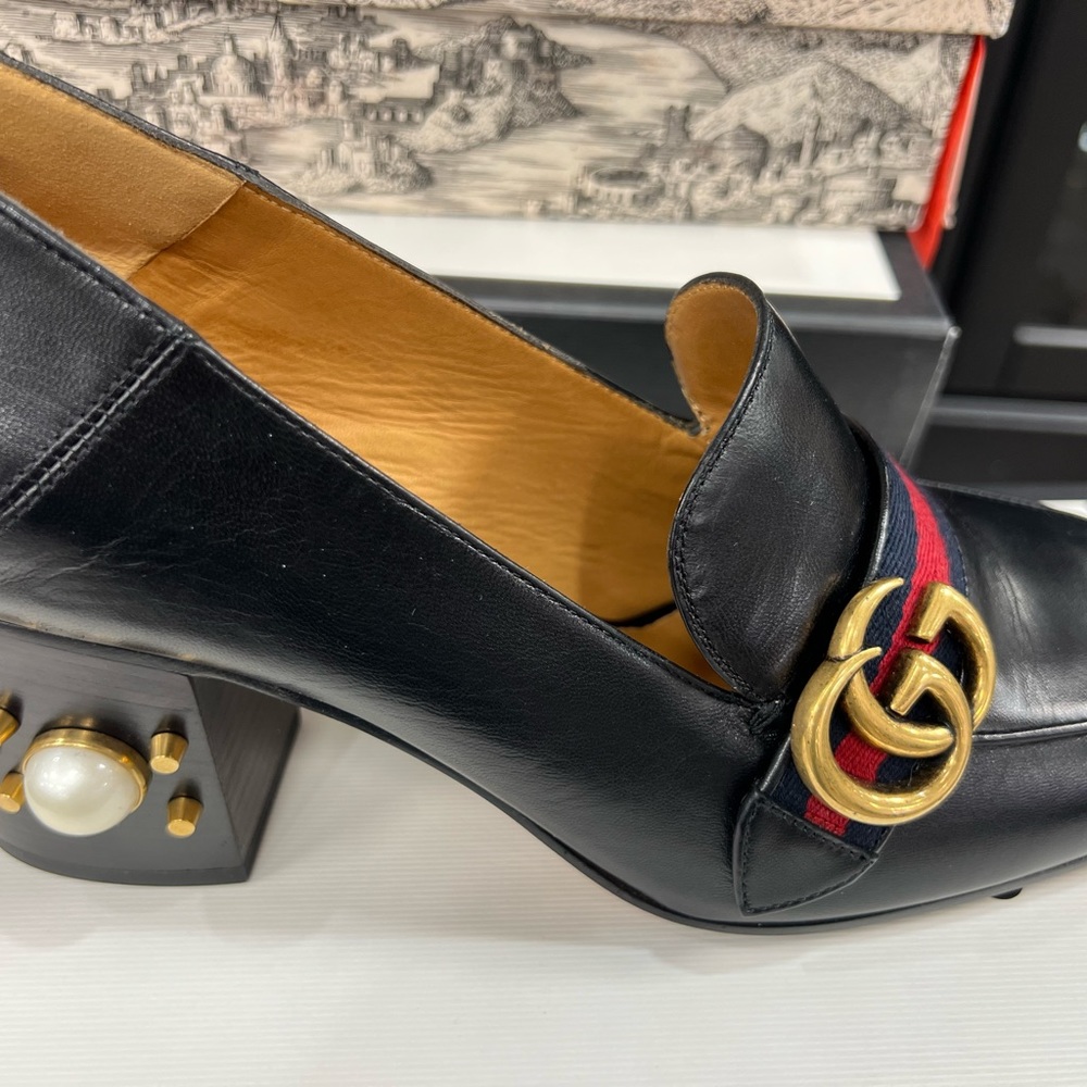 Gucci Shoes ,black size 9.5. 8 cm heel